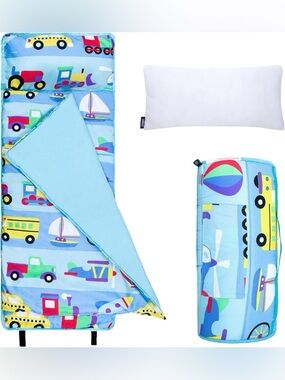 NEW Wildkin Kids Nap Mat Sleeping Slumber - On The Go * Cars Trucks Plane Boat